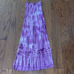 2 Cielo Purple Tie Dye Maxi Dress or Maxi Skirt